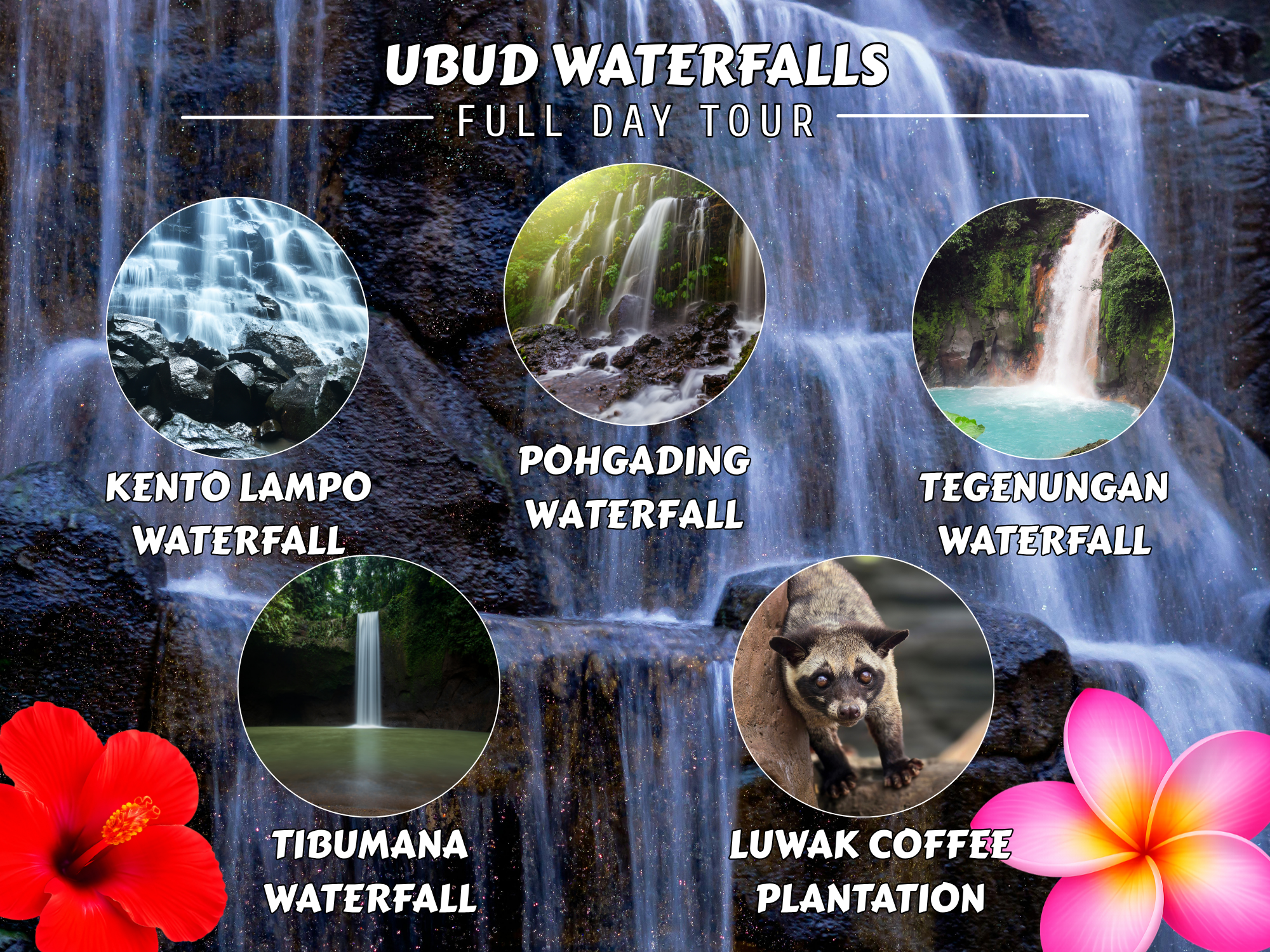 Ubud Waterfalls Tour